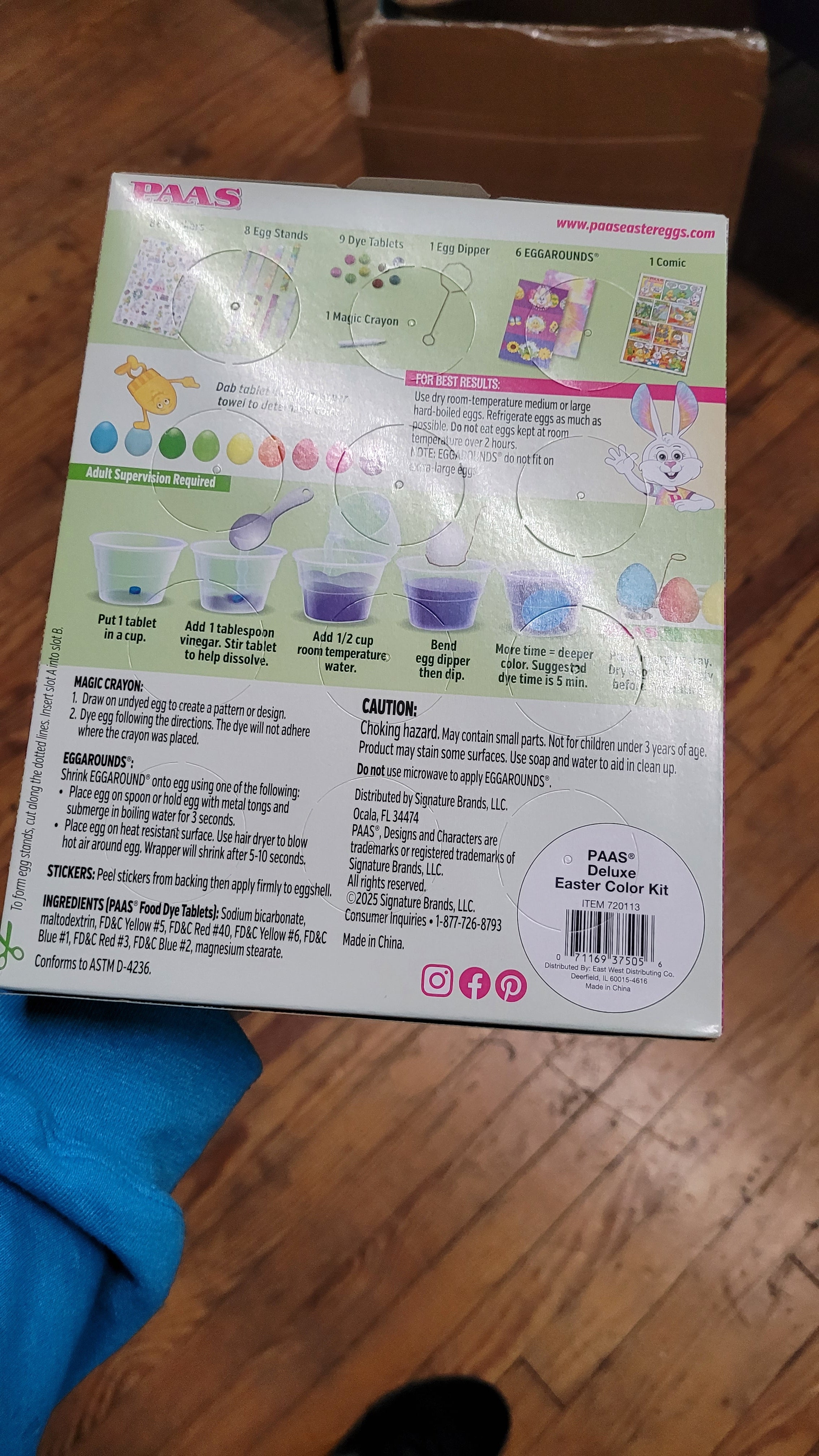 Egg dye kit