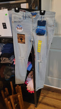 Kids 14 jeans run small