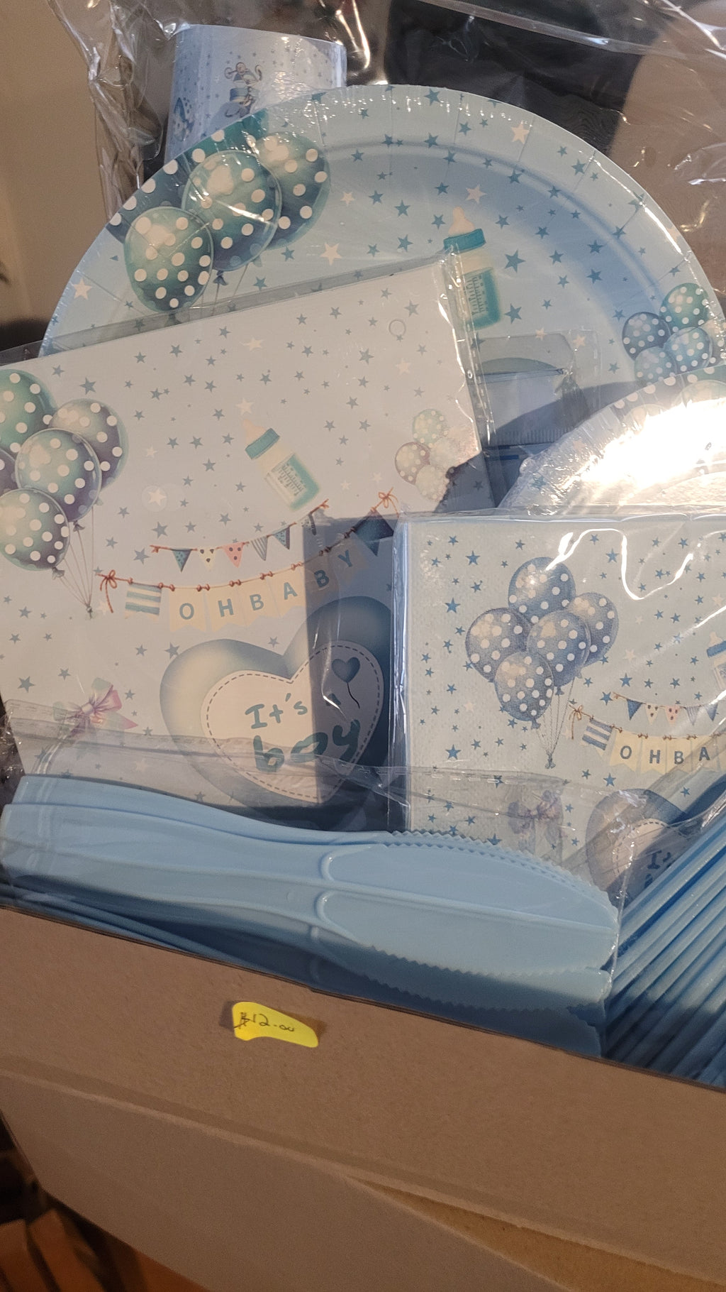 It's a boy baby shower kit 24 people