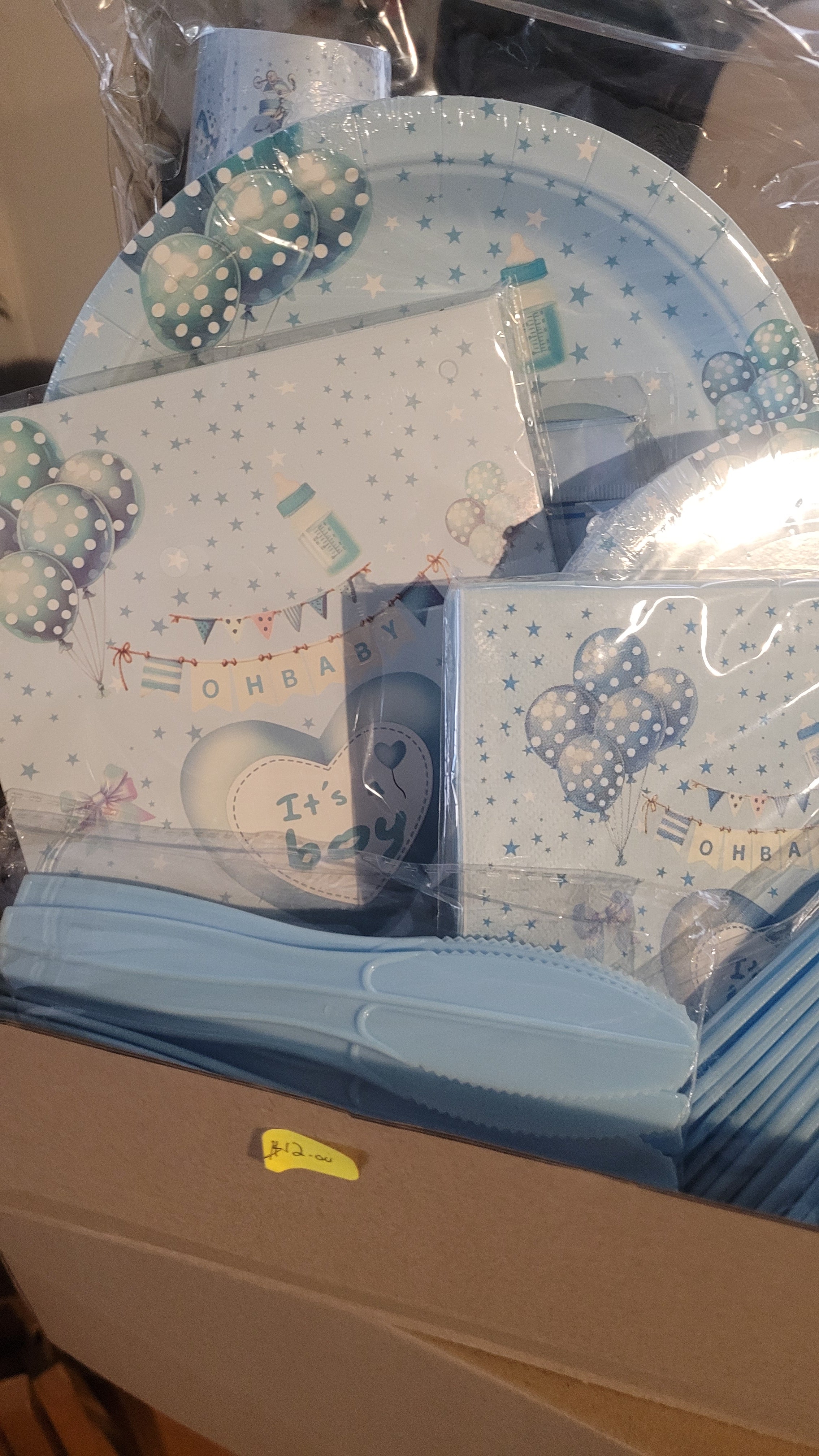 It's a boy baby shower kit 24 people