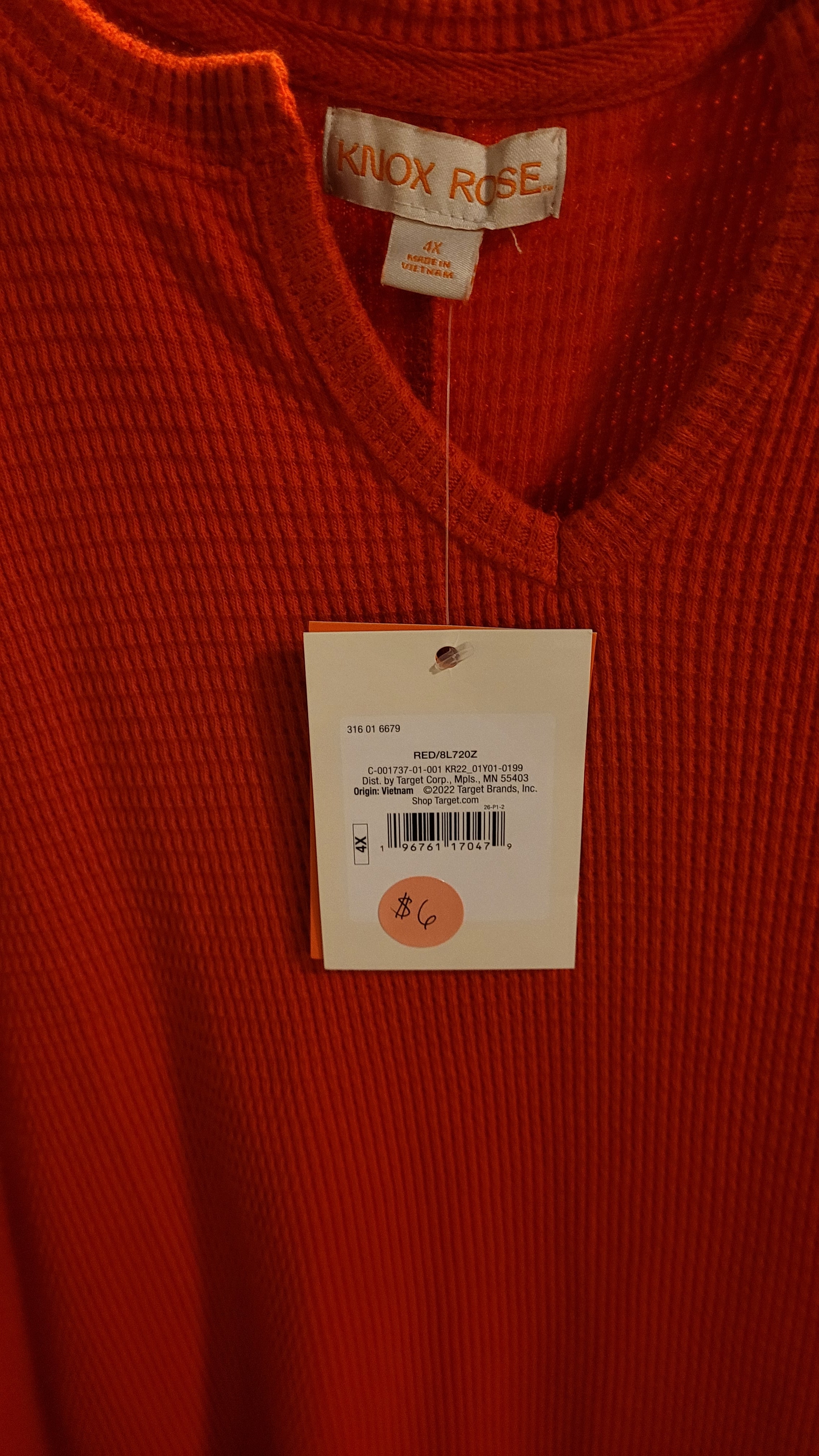 4x red shirt soft and stretchy