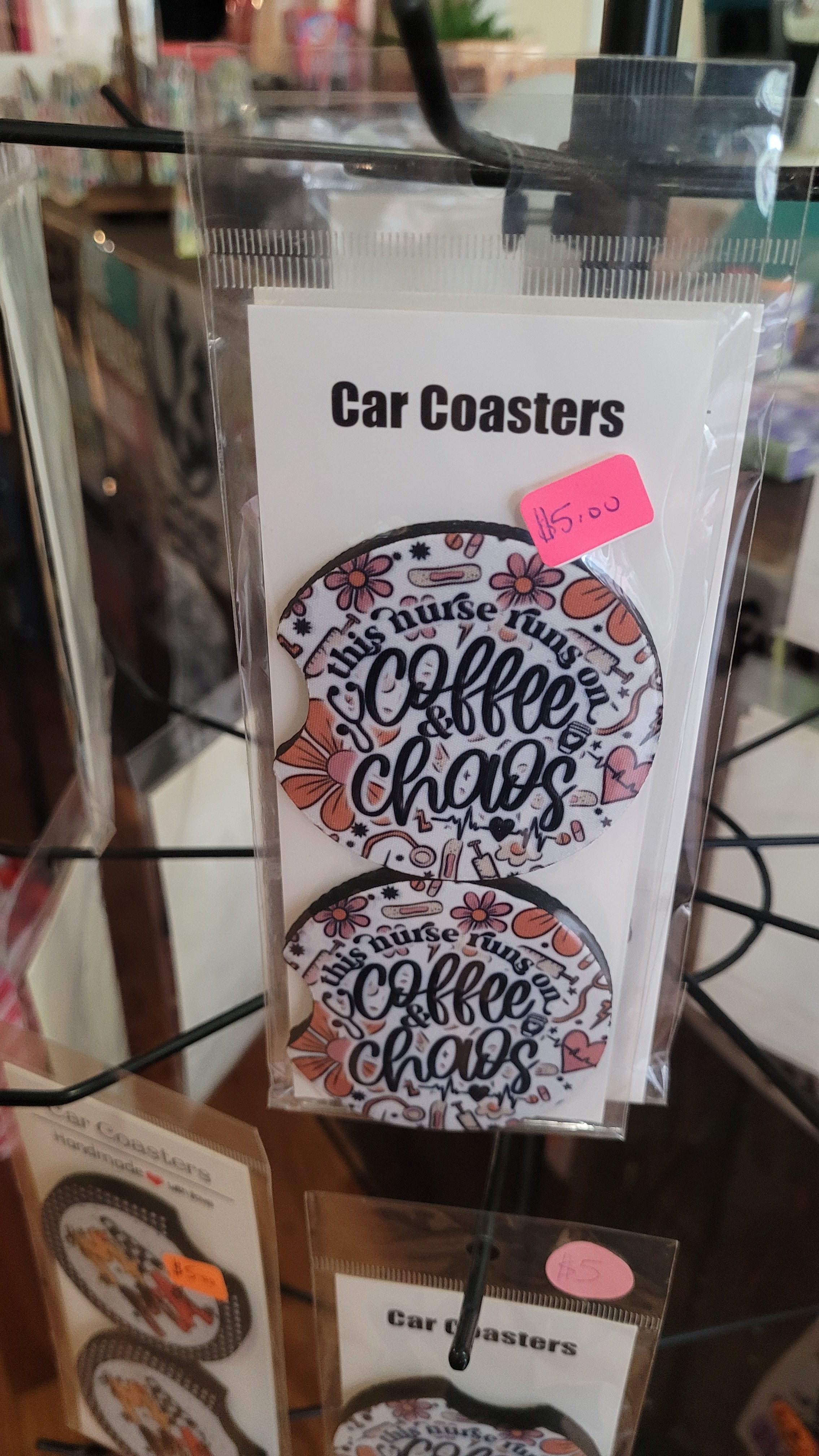 Chaos car coasters