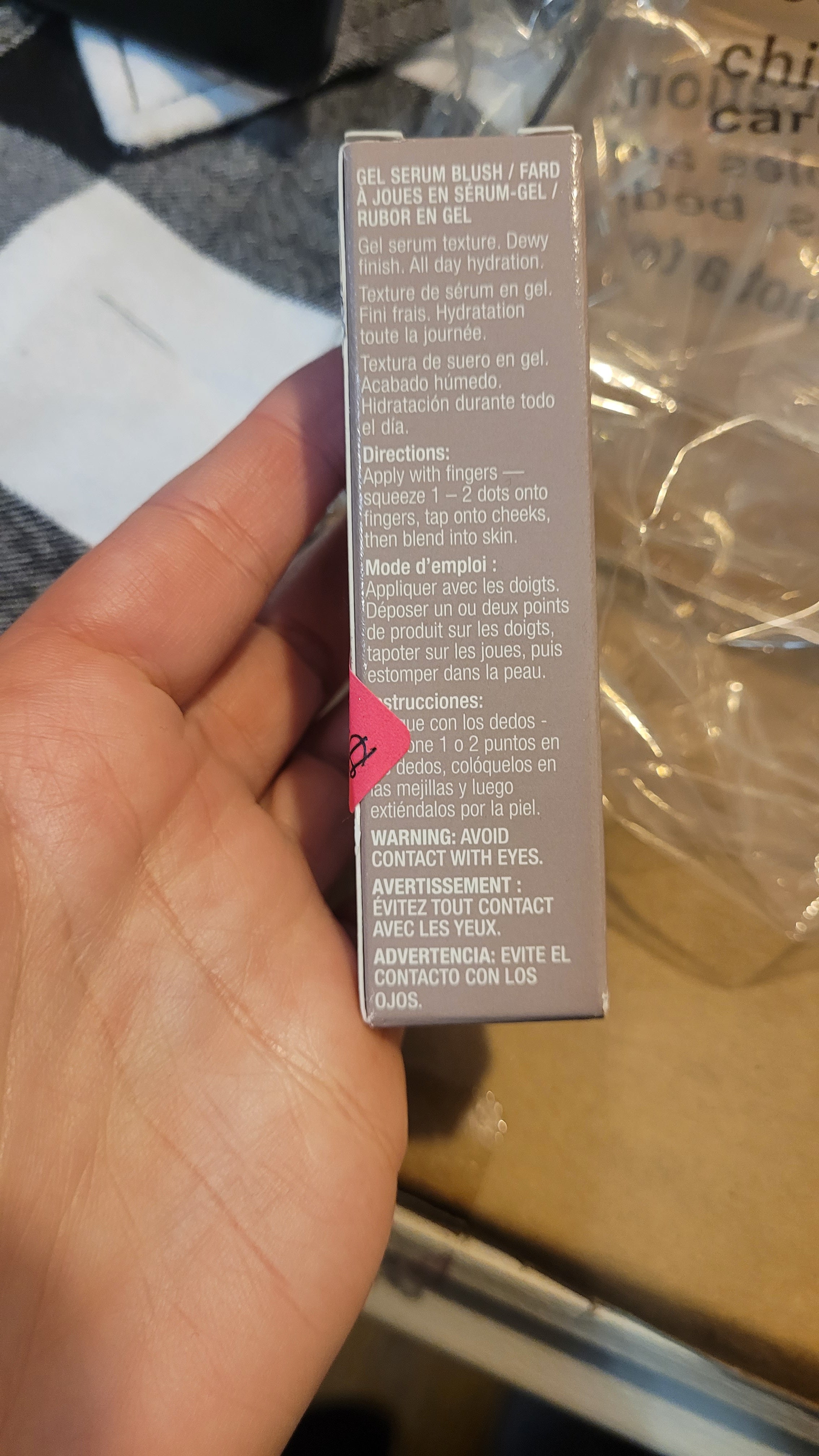 Gel serum, blush enchanting mauve