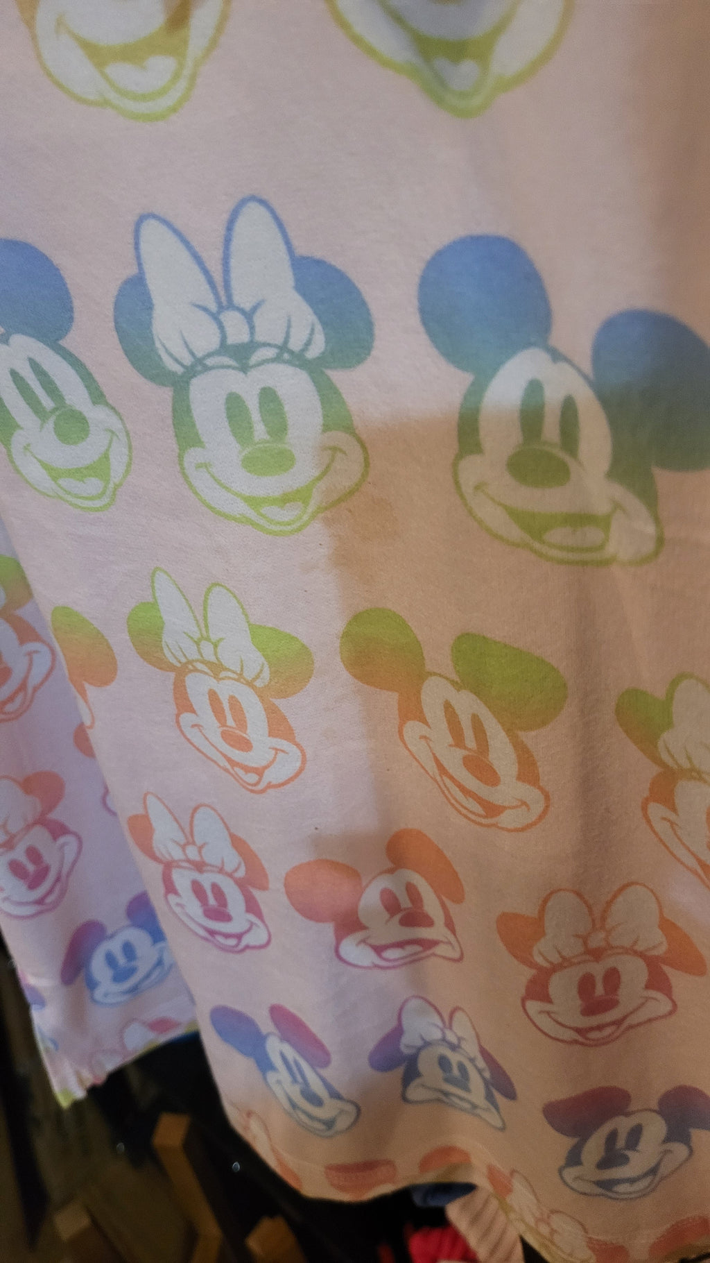 Medium bed time dress small stain on it kids