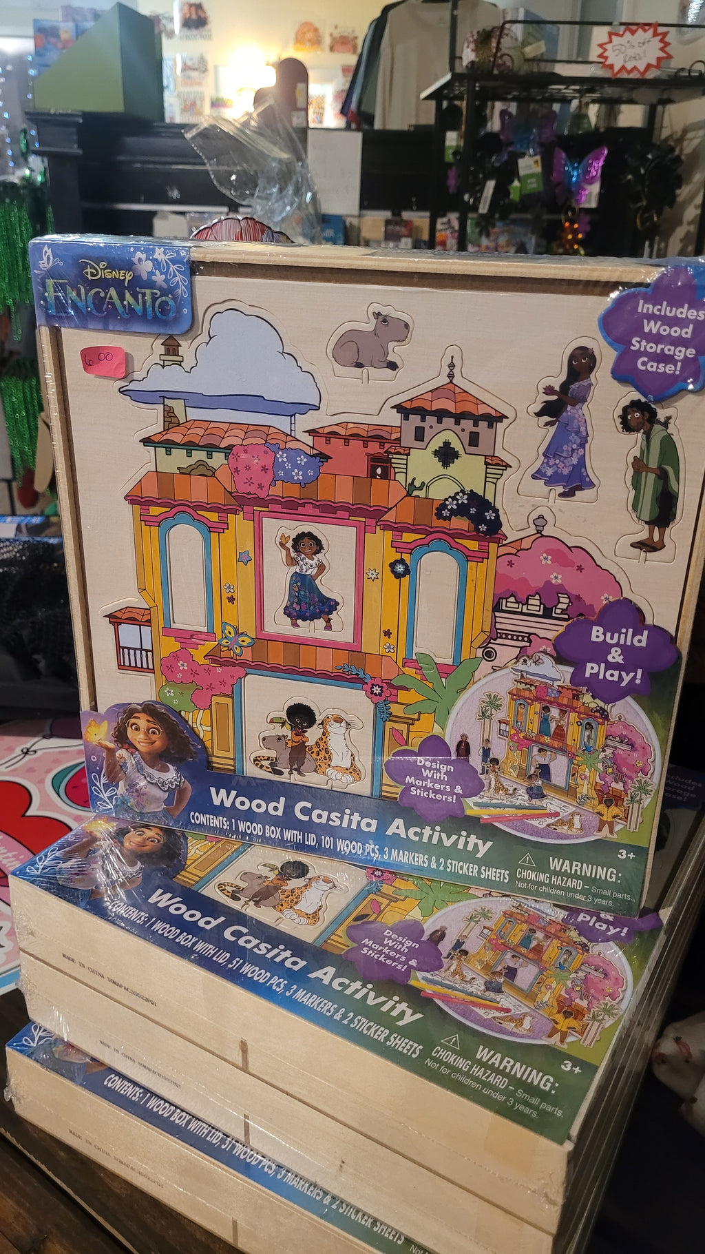 Wood activity box