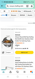 Dish buffet huge