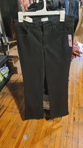 Black mid rise boot cut jeans Size 8