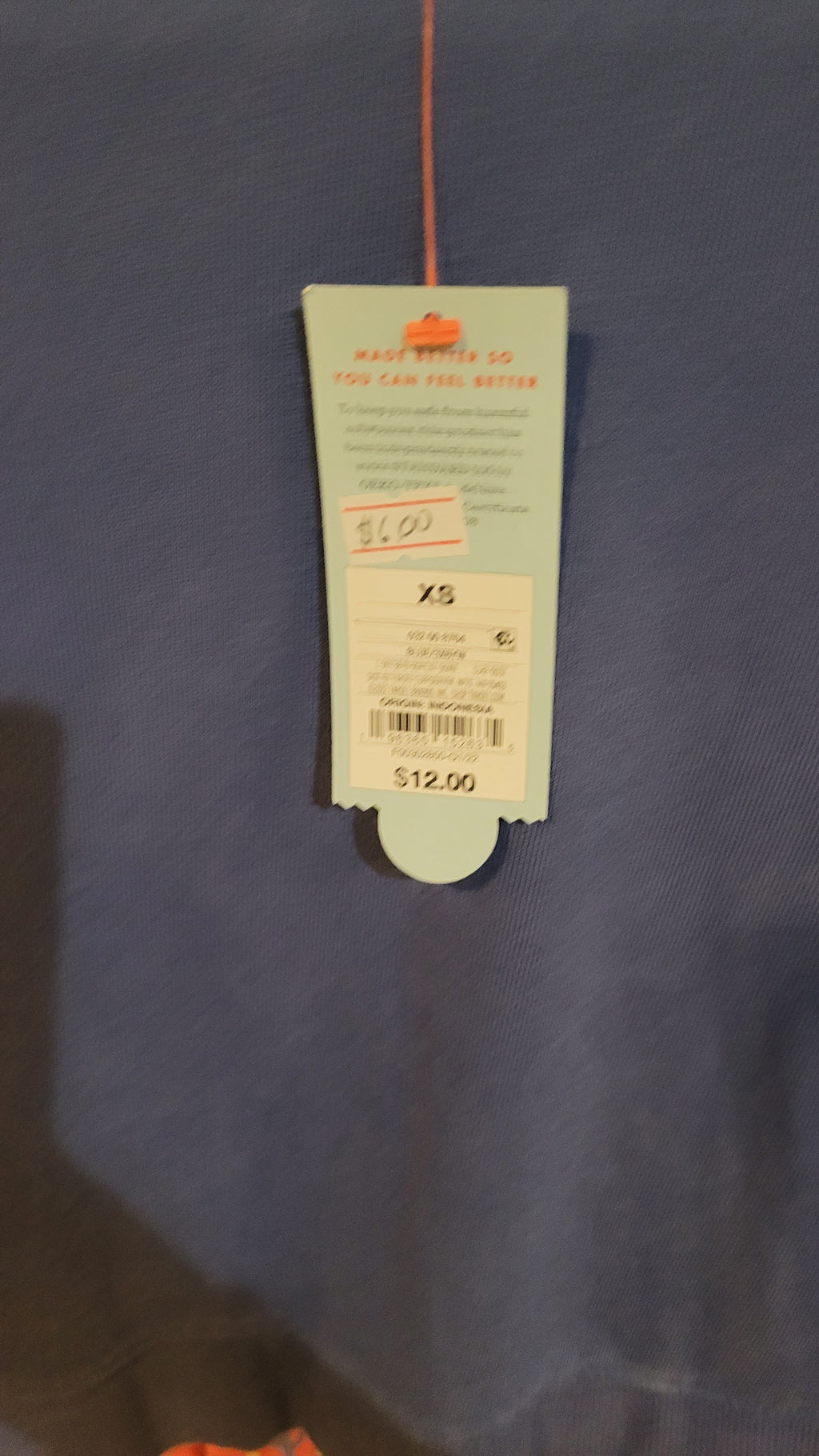 Blue xs sweatshirt kids