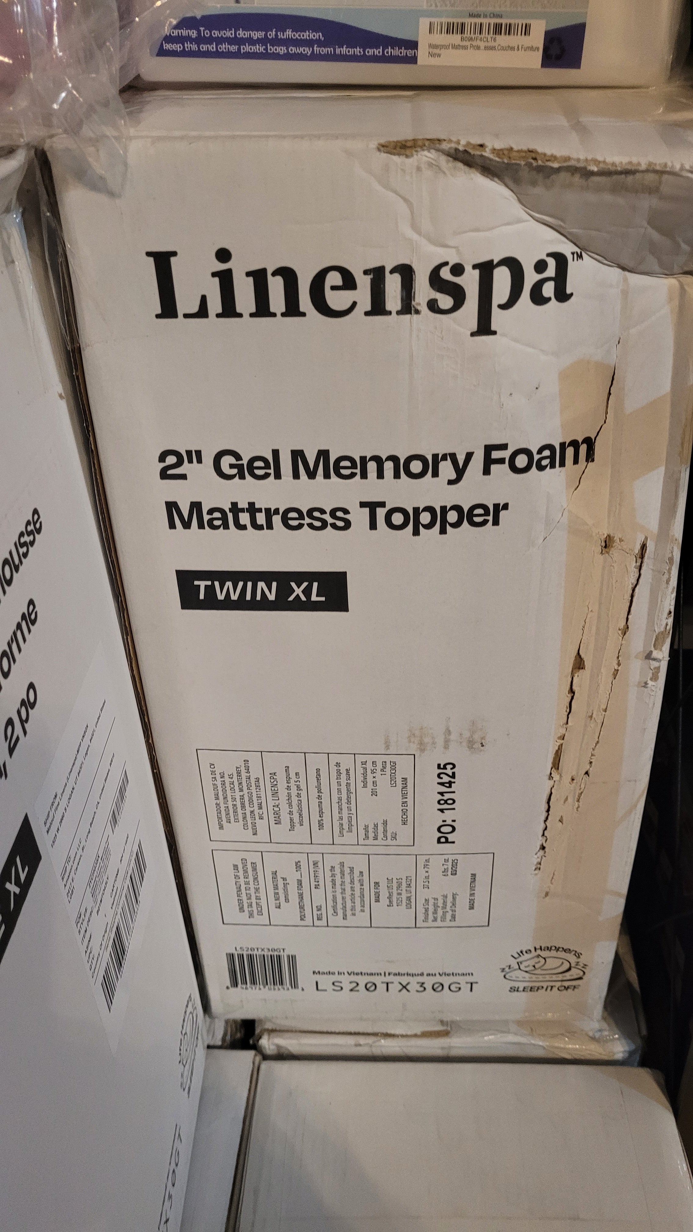 Gel Memory Foam twin xl