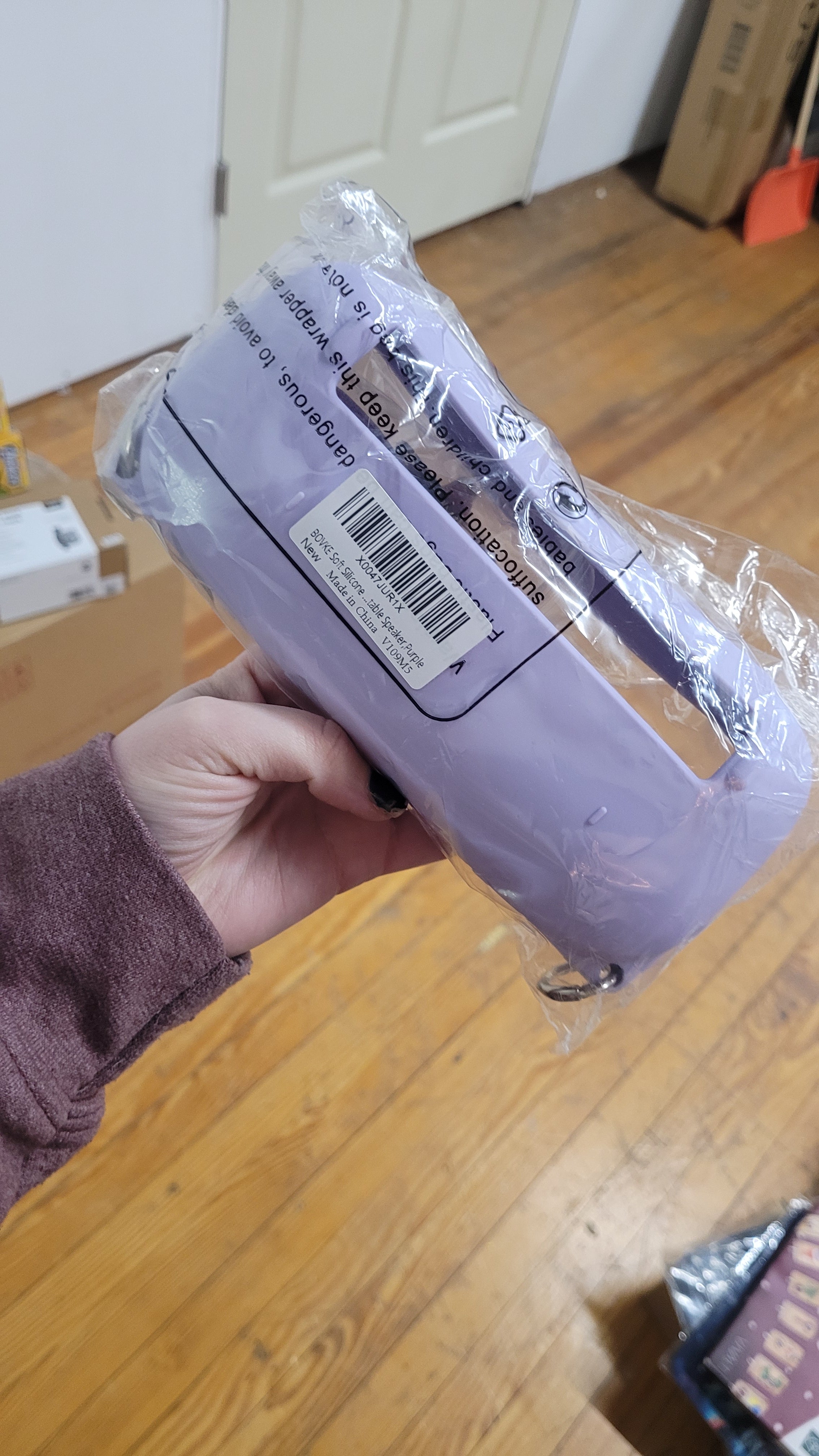 Speaker case Silicone purple