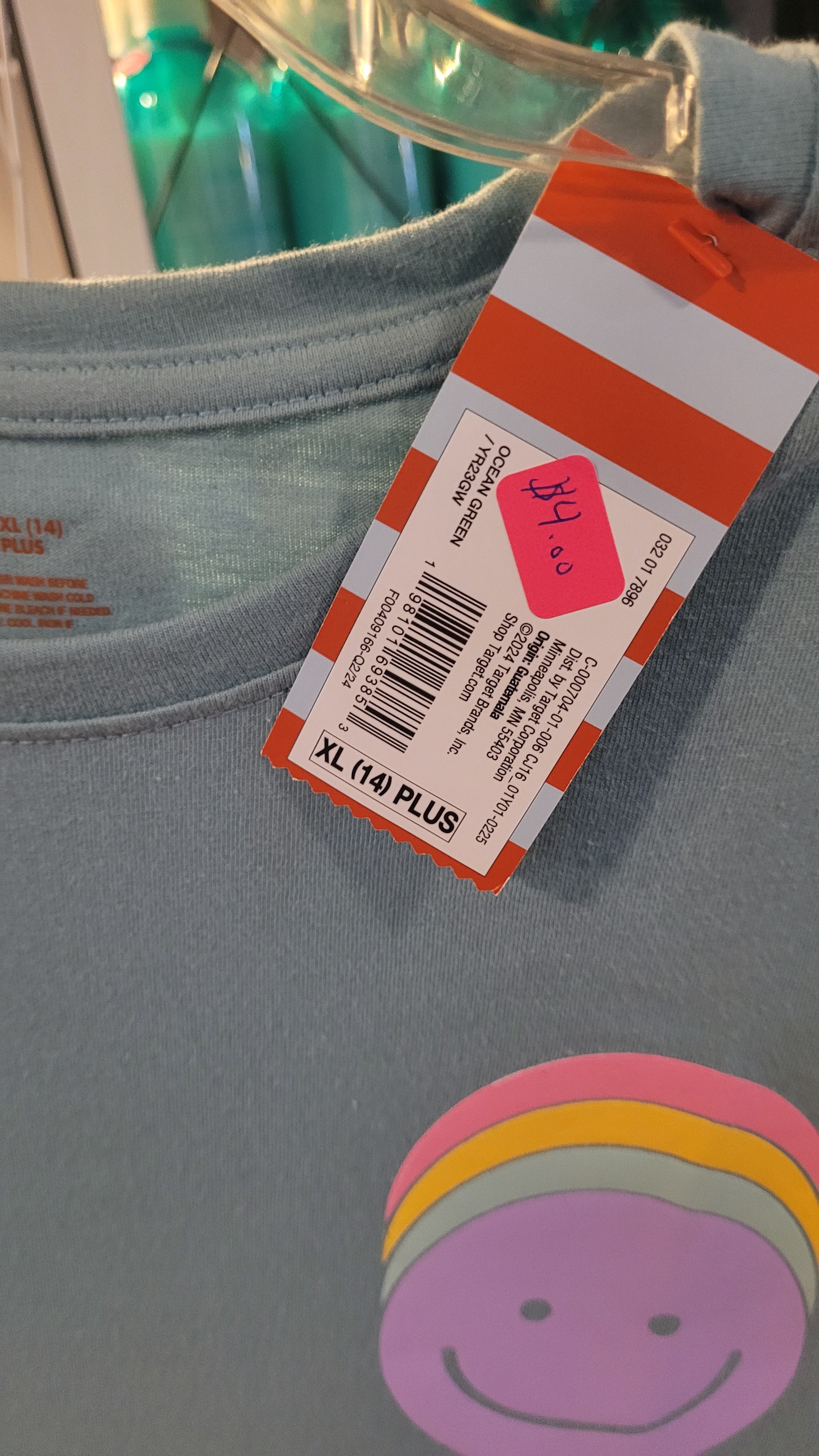 Kids Smiley face XL shirt
