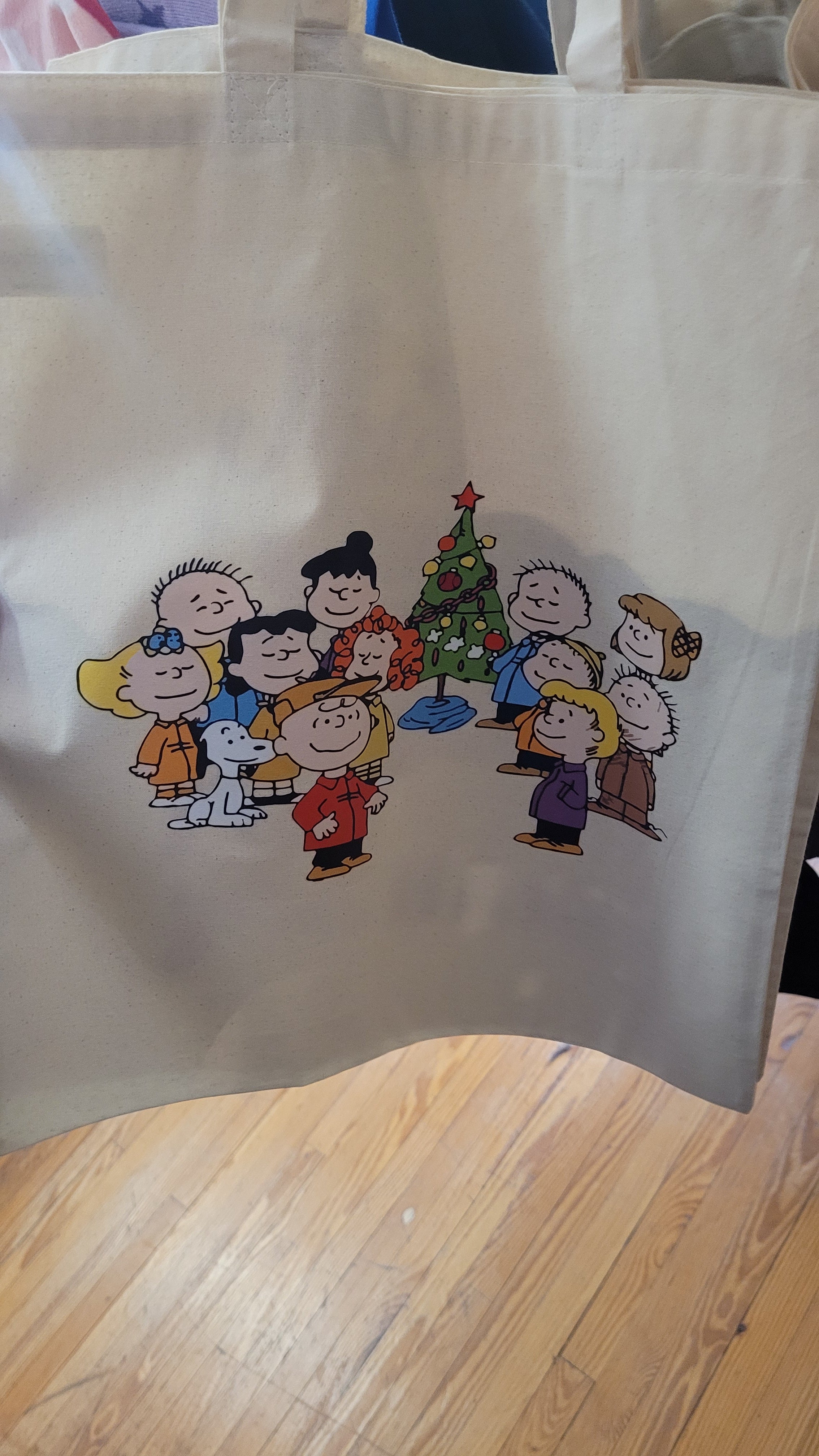 Charlie brown tote bag
