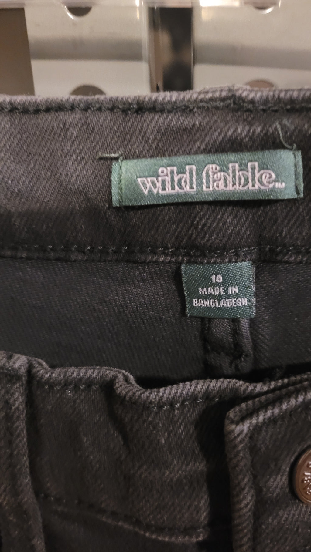 Black jeans Size 10 adult
