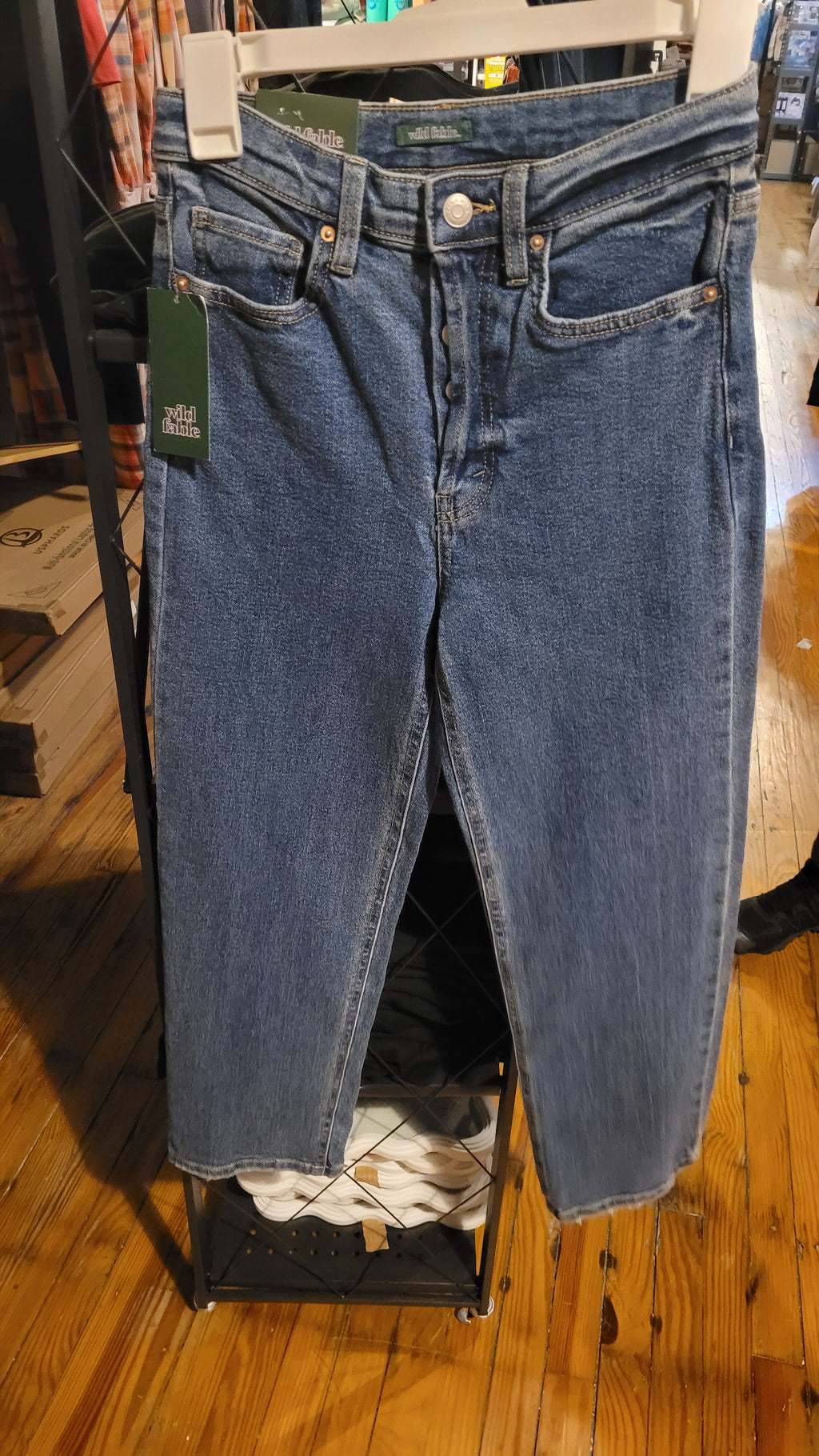 High rise straight jeans Size 00
