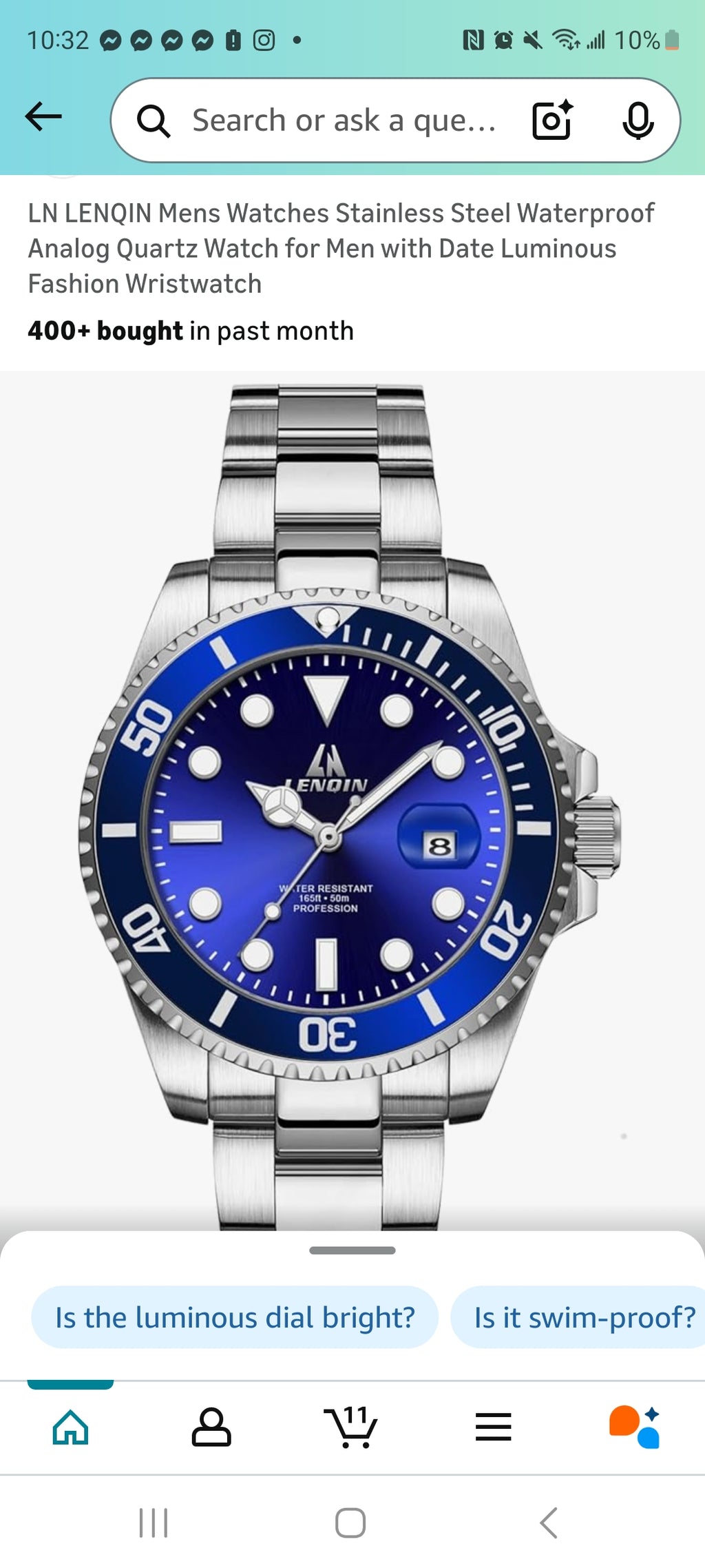 Has no case watch