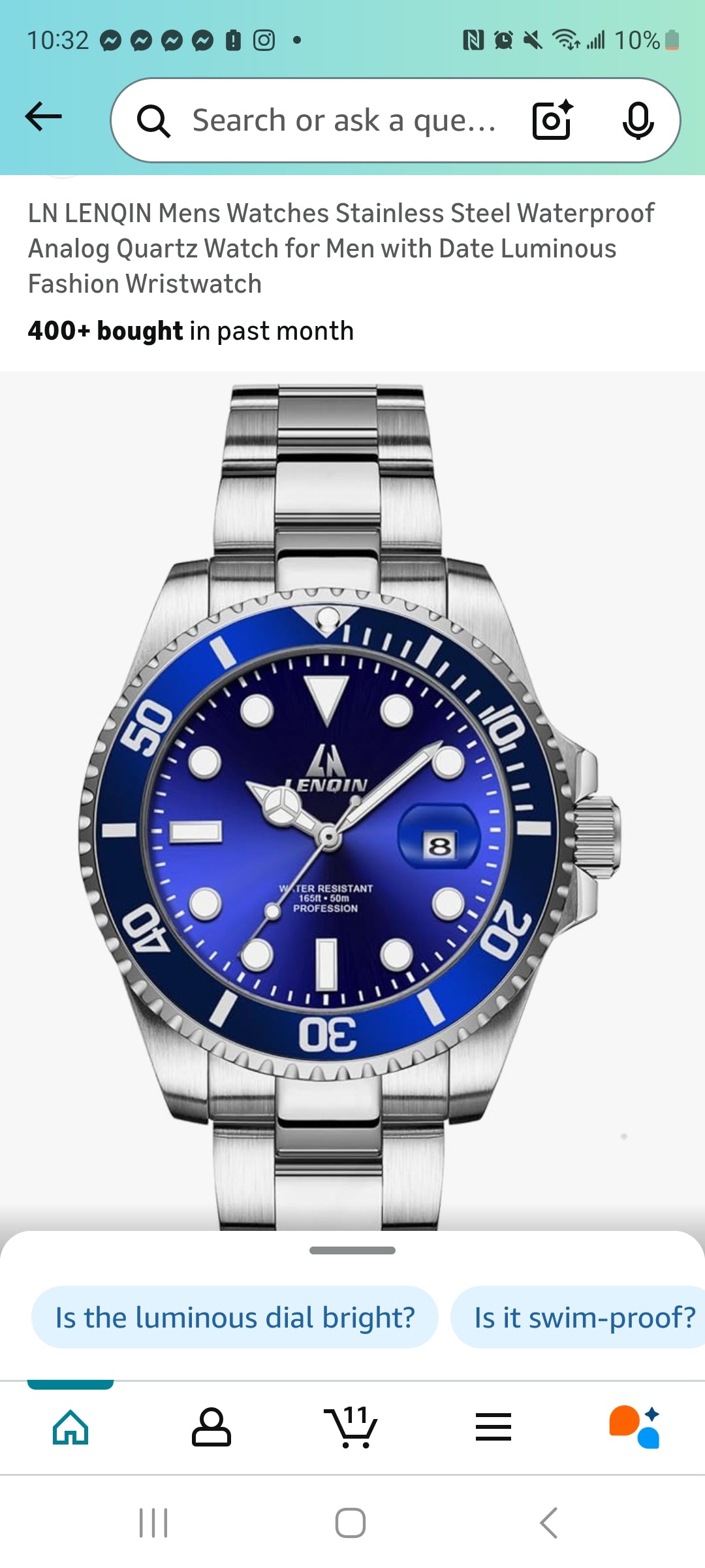 Has no case watch