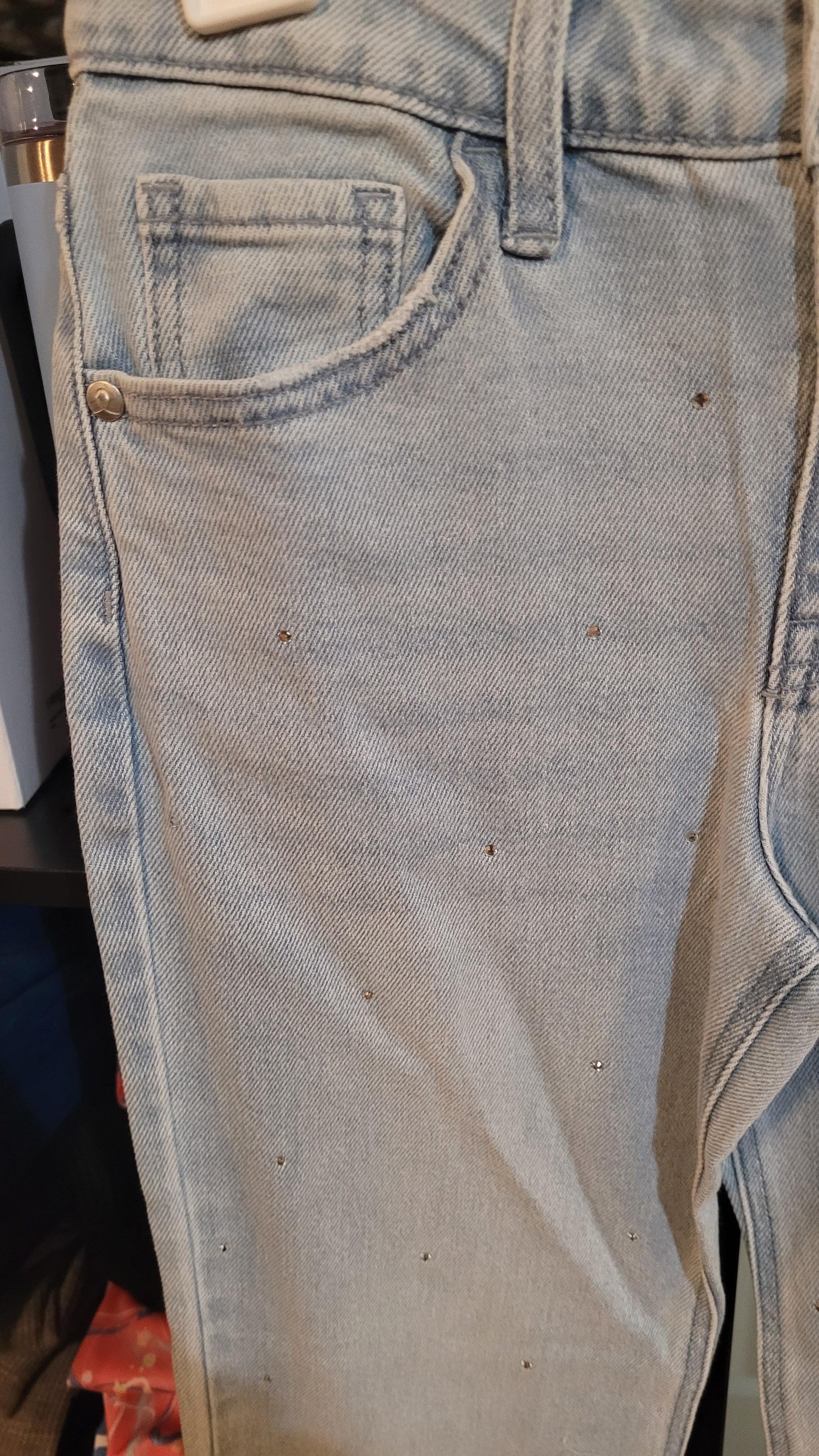 Kids bedazzled jeans Size 8