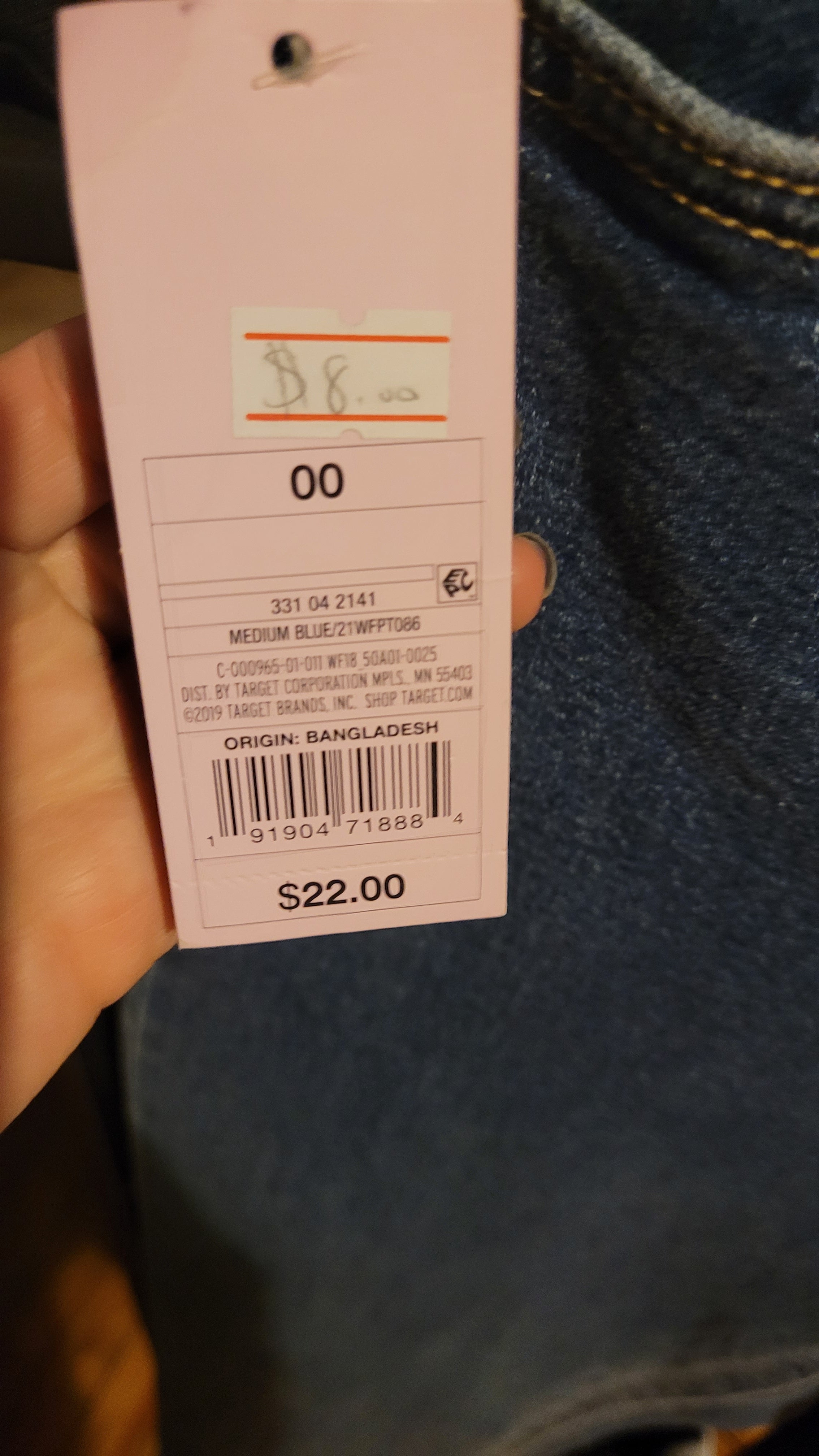High rise straight jeans Size 00