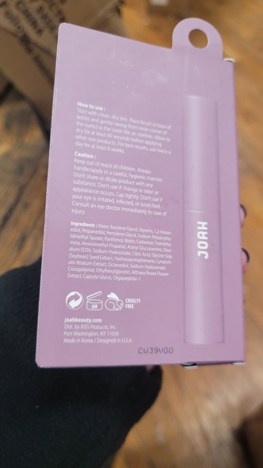 Lash thickening serum