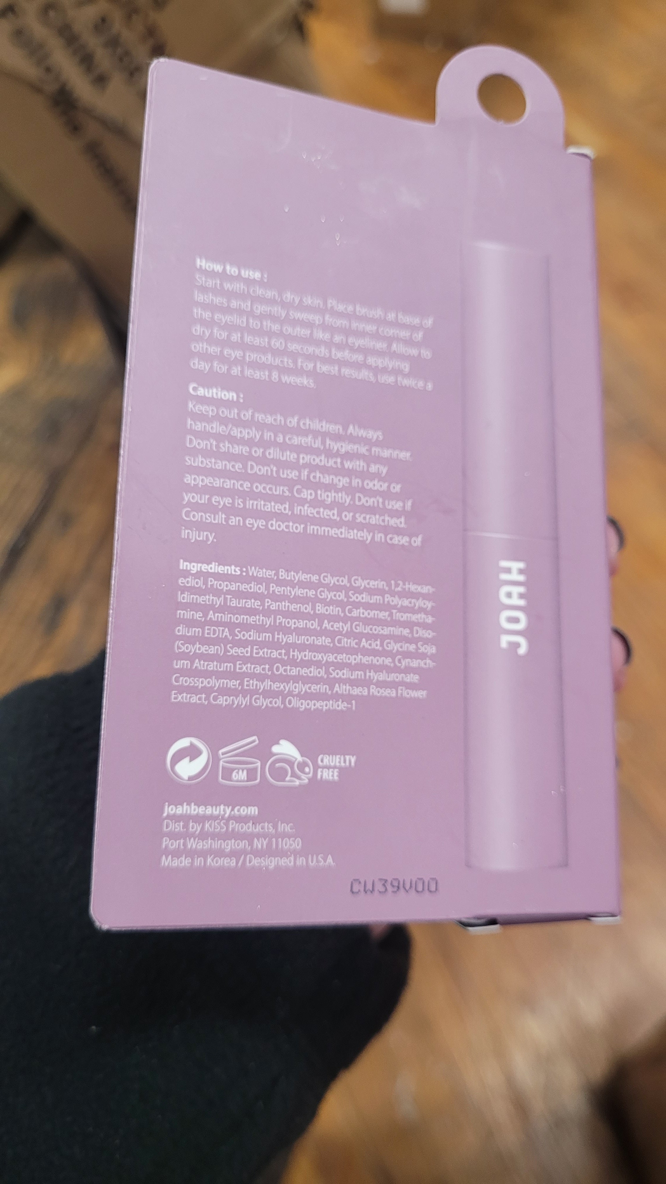 Lash thickening serum