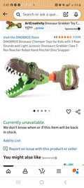 Dino Chomber lights up & makes sound