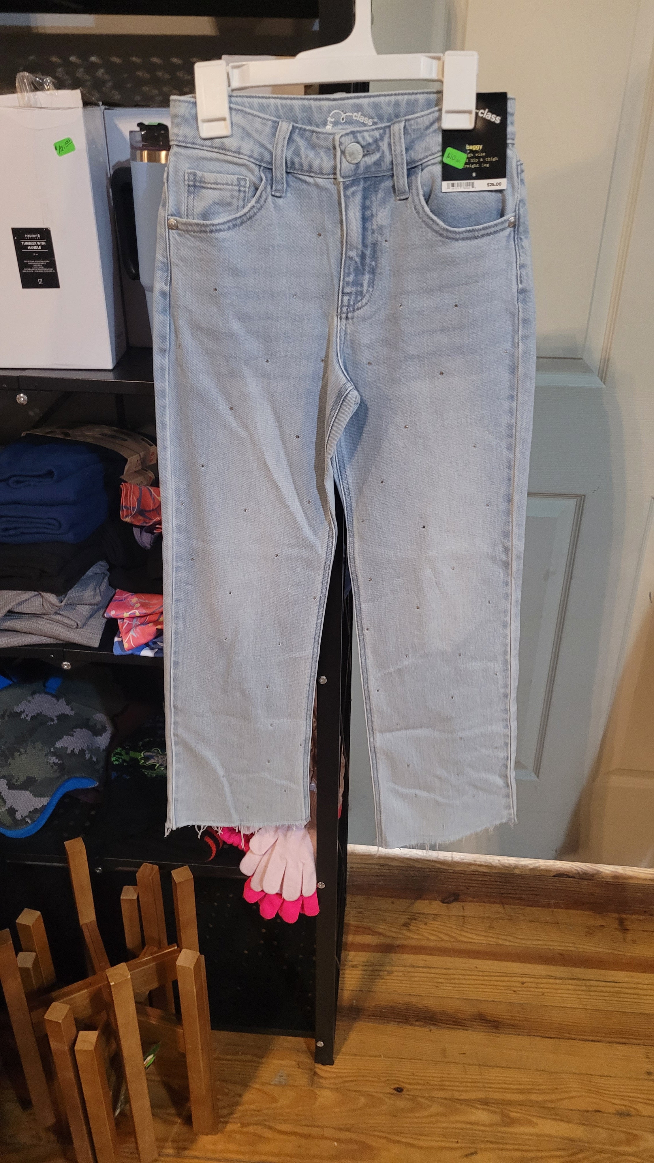 Kids bedazzled jeans Size 8