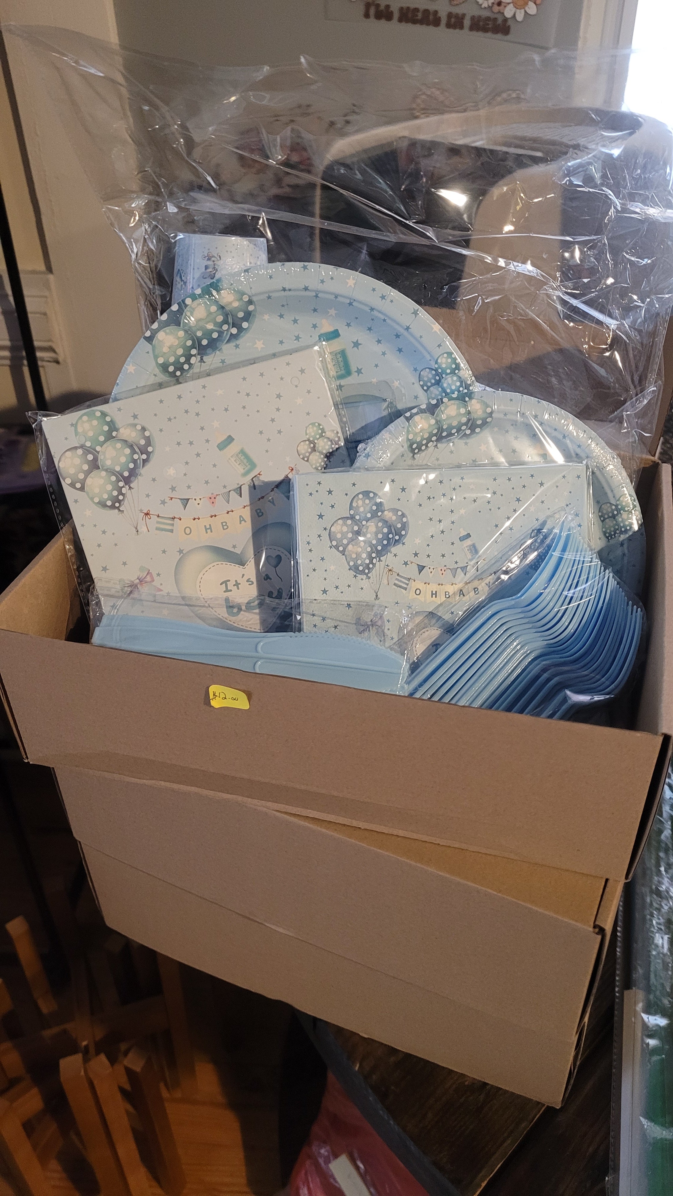 It's a boy baby shower kit 24 people