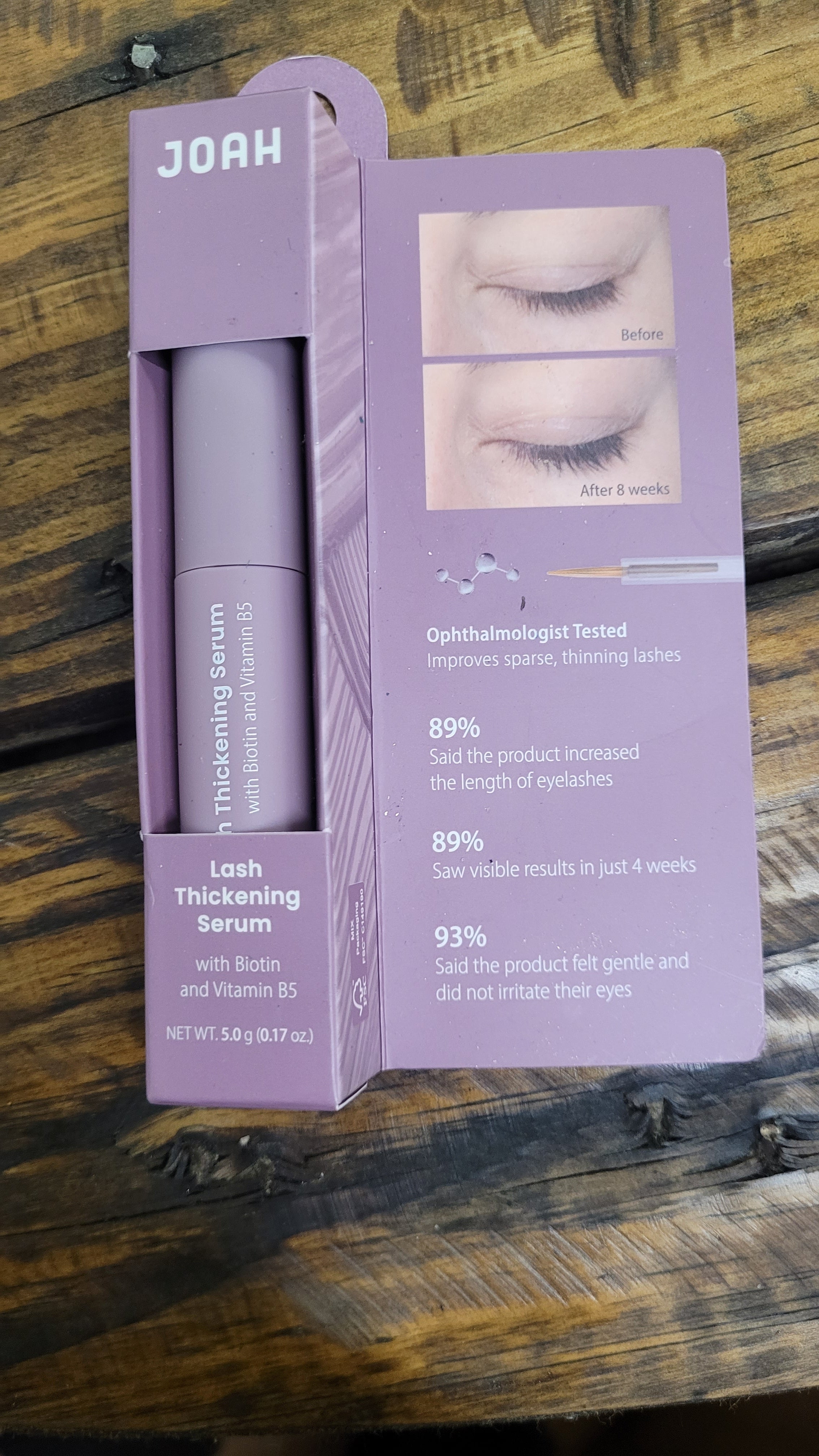 Lash thickening serum