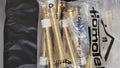 Bright brass 10 pack door stopper