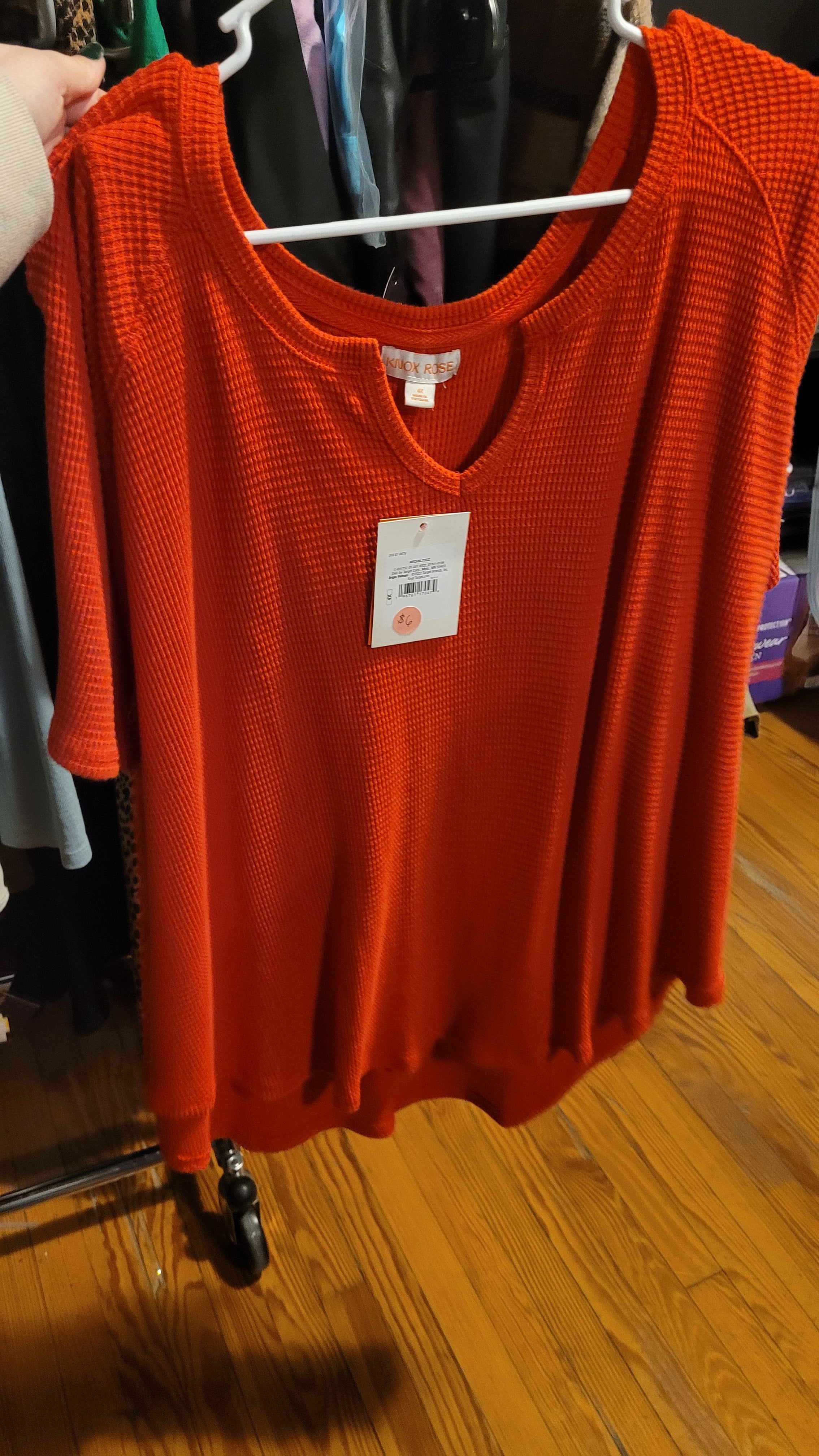 4x red shirt soft and stretchy