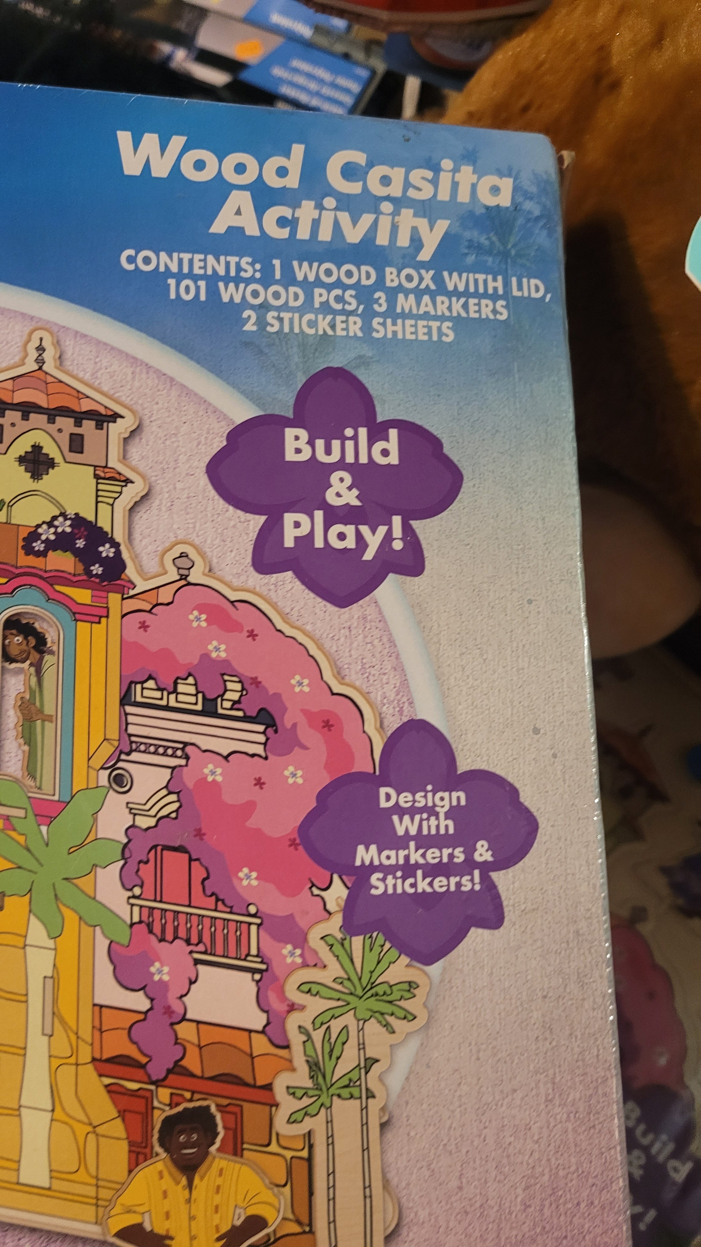 Wood activity box