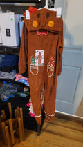 Kids small 6/6x girl gingerbread onesie