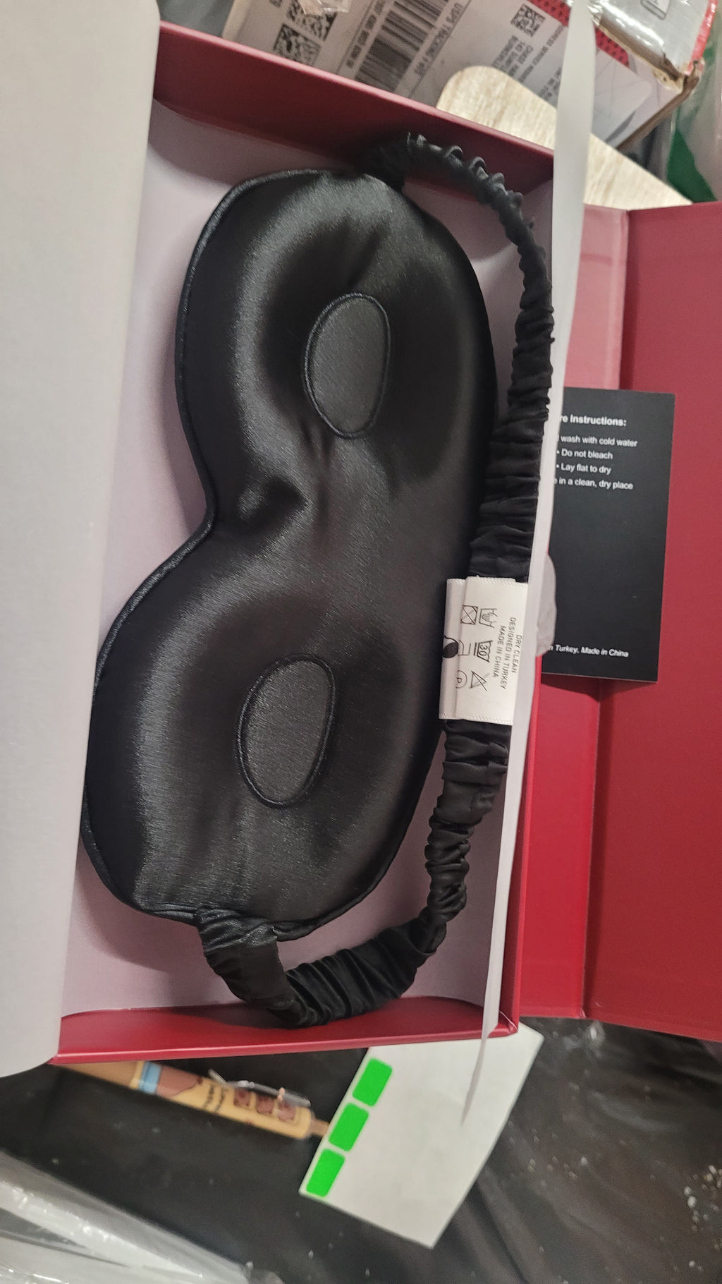 Eye mask satin