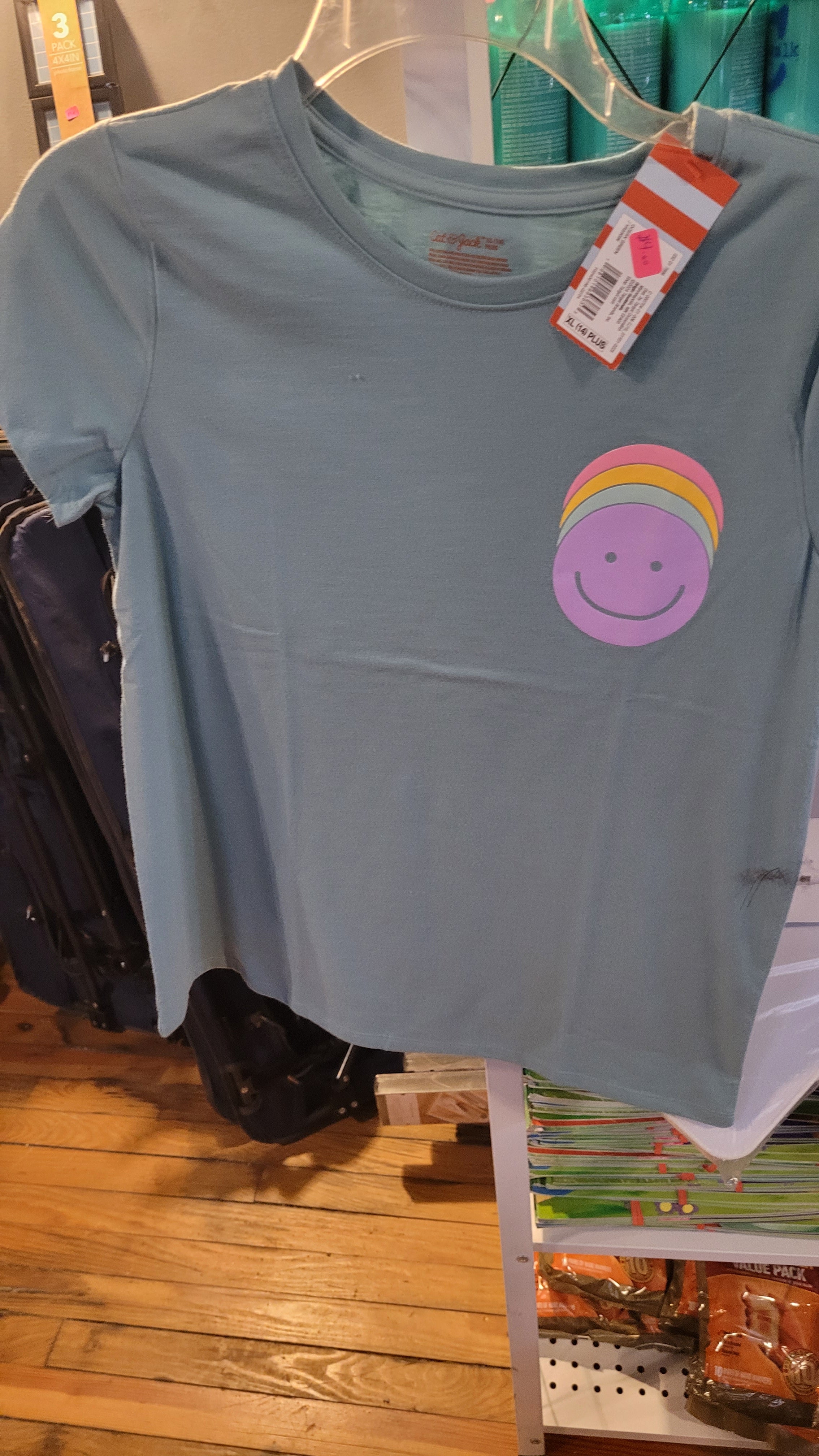Kids Smiley face XL shirt