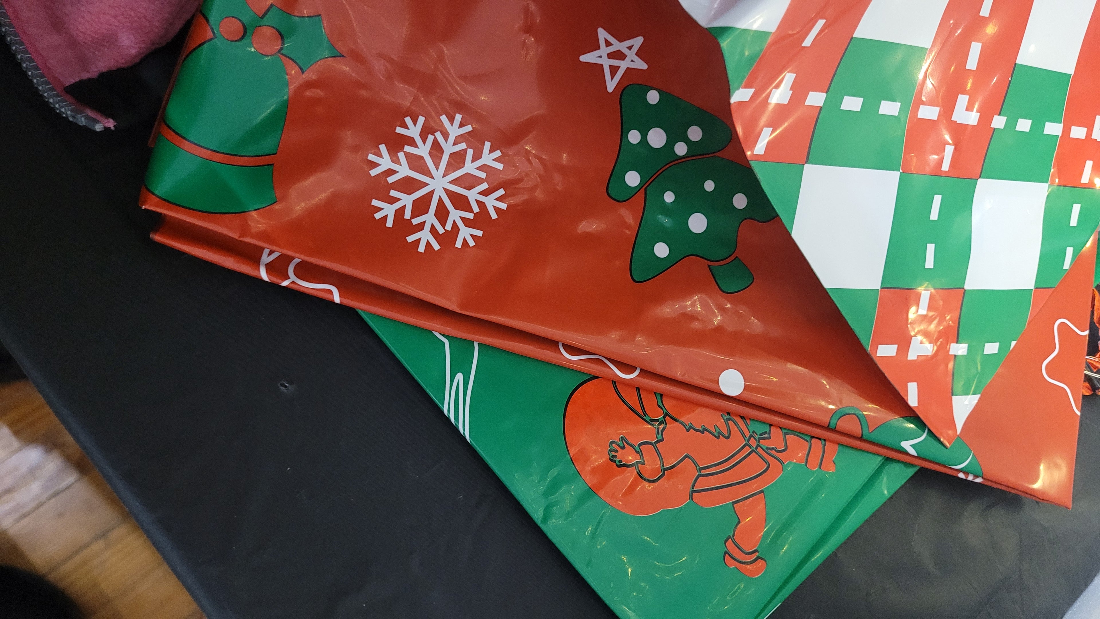 3 Christmas bags Huge Comes with ties and name tags
