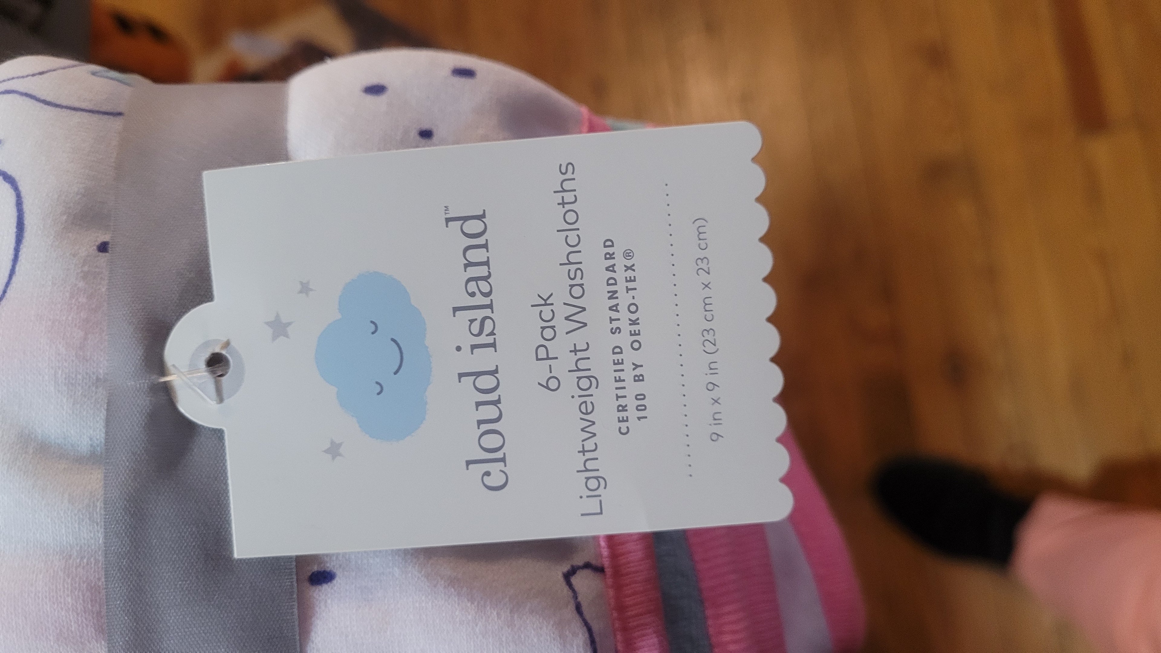 Baby 6 pack washclothes